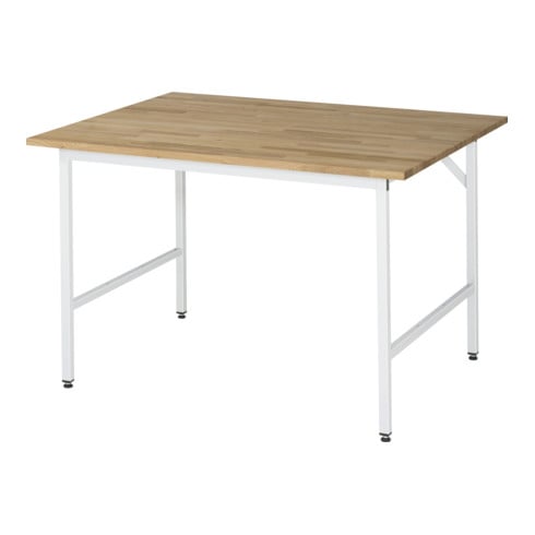 Rau table de travail hêtre LxPxH 1250x1000x800-850mm