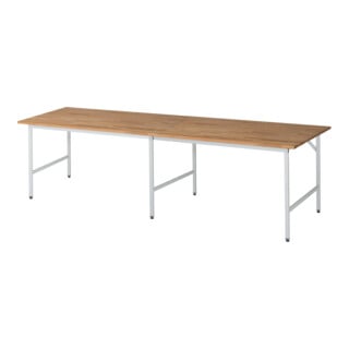 Rau Table de travail Jerry réglable en hauteur, L3000xP1000xH800-850mm, plateau B-25mm