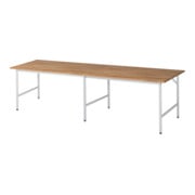 Rau Table de travail Jerry réglable en hauteur, L3000xP1000xH800-850mm, plateau B-25mm