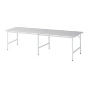 Rau Table de travail Jerry réglable en hauteur, L3000xP1000xH800-850mm, plateau M 22mm