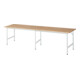 Rau Table de travail Jerry réglable en hauteur, L3000xP800xH800-850mm, plateau B-25mm-1