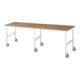 Rau Table de travail mobile (HV) Tom (6 LR), L3000xP1000xH910-1230mm, Plateau B 25mm-1