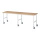 Rau Table de travail mobile (HV) Tom (6 LR), L3000xP800xH910-1230mm, plateau B 25mm-1