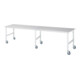 Rau Table de travail mobile (HV) Tom (6 LR), L4000xP1000xH910-1230mm, plateau M 22mm-1