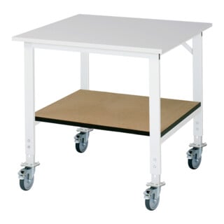Rau Table de travail mobile (HV) Tom KM-01, L1000xP1000xH910-1230mm, Plateau M-22mm