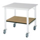 Rau Table de travail mobile (HV) Tom KM-01, L1000xP1000xH910-1230mm, Plateau M-22mm-1