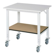 Rau Table de travail mobile (HV) Tom KM-01, L1000xP800xH910-1230mm, Plateau M 22mm