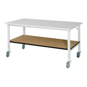 Rau Table de travail mobile (HV) Tom KM-01, L2000xP1000xH910-1230mm, plateau M-22mm