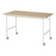 Rau Table de travail mobile Jerry (4 LR), L1500xP800xH900mm, plateau B 25mm-1
