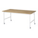 Rau Table de travail mobile Jerry (4 LR), L2000xP1000xH900mm, Plateau B-25mm-1
