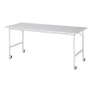 Rau Table de travail mobile Jerry (4 LR), L2000xP800xH900mm, plateau M 22 mm
