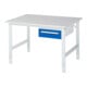 Rau Table de travail Tom réglable en hauteur KM02, L1250xP1000xH760-1080mm, plateau M-22mm-1