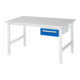 Rau Table de travail Tom réglable en hauteur KM02, L1500xP1000xH760-1080mm, plateau M-22mm-1