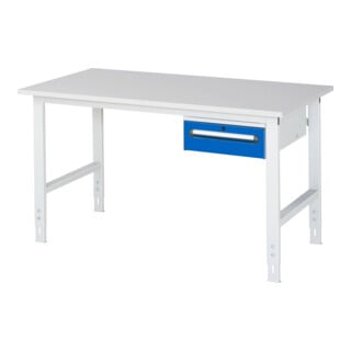 Rau Table de travail Tom réglable en hauteur KM02, L1500xP800xH760-1080mm, plateau M 22mm