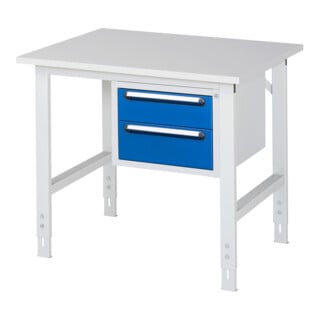 Rau Table de travail Tom réglable en hauteur KM03, L1000xP800xH760-1080mm, plateau M 22mm
