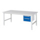 Rau Table de travail Tom réglable en hauteur KM03, L2000xP1000xH760-1080mm, plateau M 22mm-1