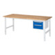 Rau Table de travail Tom réglable en hauteur KM03, L2000xP800xH760-1080mm, plateau B-25mm-1