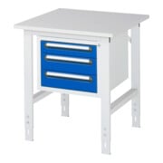 Rau Table de travail Tom réglable en hauteur KM04, L750xP800xH760-1080mm, plateau M 22mm