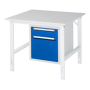 Rau Table de travail Tom réglable en hauteur KM05, L1000xP1000xH760-1080mm, plateau M 22mm