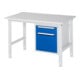 Rau Table de travail Tom réglable en hauteur KM05, L1250xP800xH760-1080mm, plateau M 22mm-1