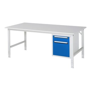Rau Table de travail Tom réglable en hauteur KM05, L2000xP1000xH760-1080mm, Plateau M 22mm