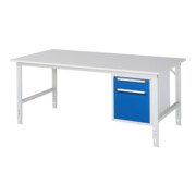 Rau Table de travail Tom réglable en hauteur KM05, L2000xP1000xH760-1080mm, Plateau M 22mm