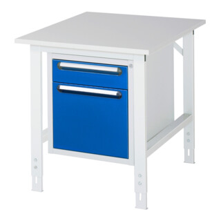 Rau Table de travail Tom réglable en hauteur KM05, L750xP1000xH760-1080mm, plateau M 22mm