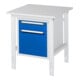 Rau Table de travail Tom réglable en hauteur KM05, L750xP800xH760-1080mm, plateau M 22mm-1