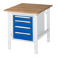 Rau Table de travail Tom réglable en hauteur KM07, L750xP1000xH760-1080mm, plateau B-25mm-1
