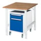 Rau Table de travail Tom réglable en hauteur KM08, L750xP1000xH760-1080mm, plateau B-25mm-1
