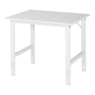 Rau Table de travail Tom réglable en hauteur, L1000xP800xH760-1080mm, plateau ME 28mm