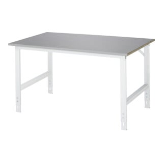 Rau Table de travail Tom réglable en hauteur, L1500xP1000xH760-1080mm, plateau ES 28mm