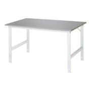 Rau Table de travail Tom réglable en hauteur, L1500xP1000xH760-1080mm, plateau ES 28mm
