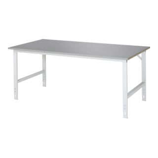 Rau Table de travail Tom réglable en hauteur, L2000xP1000xH760-1080mm, plateau ES 28mm