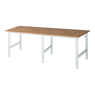 Rau Table de travail Tom réglable en hauteur, L2500xP1000xH760-1080mm, plateau B-25mm