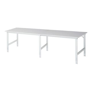 Rau Table de travail Tom réglable en hauteur, L3000xP1000xH760-1080mm, plateau M 22mm