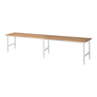 Rau Table de travail Tom réglable en hauteur, L4000xP800xH760-1080mm, plateau B-25mm
