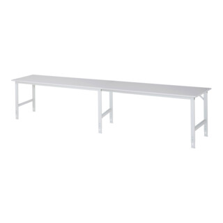 Rau Table de travail Tom réglable en hauteur, L4000xP800xH760-1080mm, plateau M 22mm