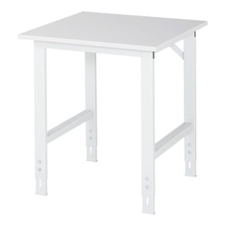 Rau Table de travail Tom réglable en hauteur, L750xP800xH760-1080mm, plateau ME 28mm