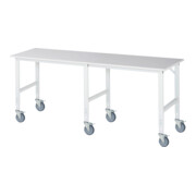 Rau Tavolo da lavoro mobile (HV) Tom (6 LR), L2500xP800xA910-1230mm, Piastra M-22mm