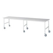 Rau Tavolo da lavoro mobile (HV) Tom (6 LR), L4000xP1000xA910-1230mm, Piastra M-22mm
