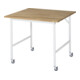 Rau Tavolo da lavoro mobile Jerry (4 LR), L1000xP1000xA900mm, Piano B-25mm-1