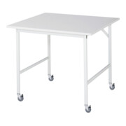 Rau Tavolo da lavoro mobile Jerry (4 LR), L1000xP1000xA900mm, Piastra M-22mm