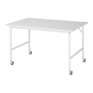 Rau Tavolo da lavoro mobile Jerry (4 LR), L1500xP1000xA900mm, piano M 22mm