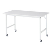 Rau Tavolo da lavoro mobile Jerry (4 LR), L1500xP800xA900mm, Piastra M 22mm