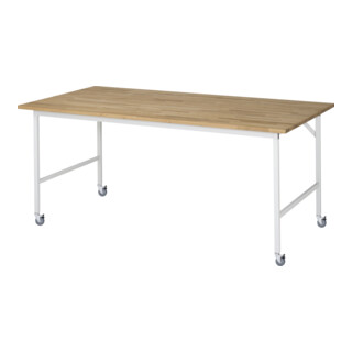 Rau Tavolo da lavoro mobile Jerry (4 LR), L2000xP1000xA900mm, Piastra B-25mm