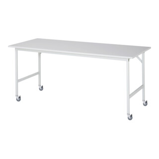 Rau Tavolo da lavoro mobile Jerry (4 LR), L2000xP800xA900mm, Piano M 22mm