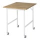 Rau Tavolo da lavoro mobile Jerry (4 LR), L750xP1000xA900mm, Piano B 25mm-1