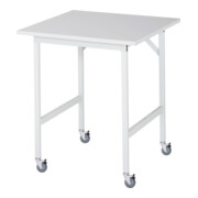 Rau Tavolo da lavoro mobile Jerry (4 LR), L750xP800xA900mm, piastra M-22mm