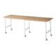 Rau Tavolo da lavoro mobile Jerry (6 LR), L2500xP800xA900mm, Piano B-25mm-1
